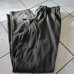 Joie Drawstring Waist Pull On Pants Green/Gray S